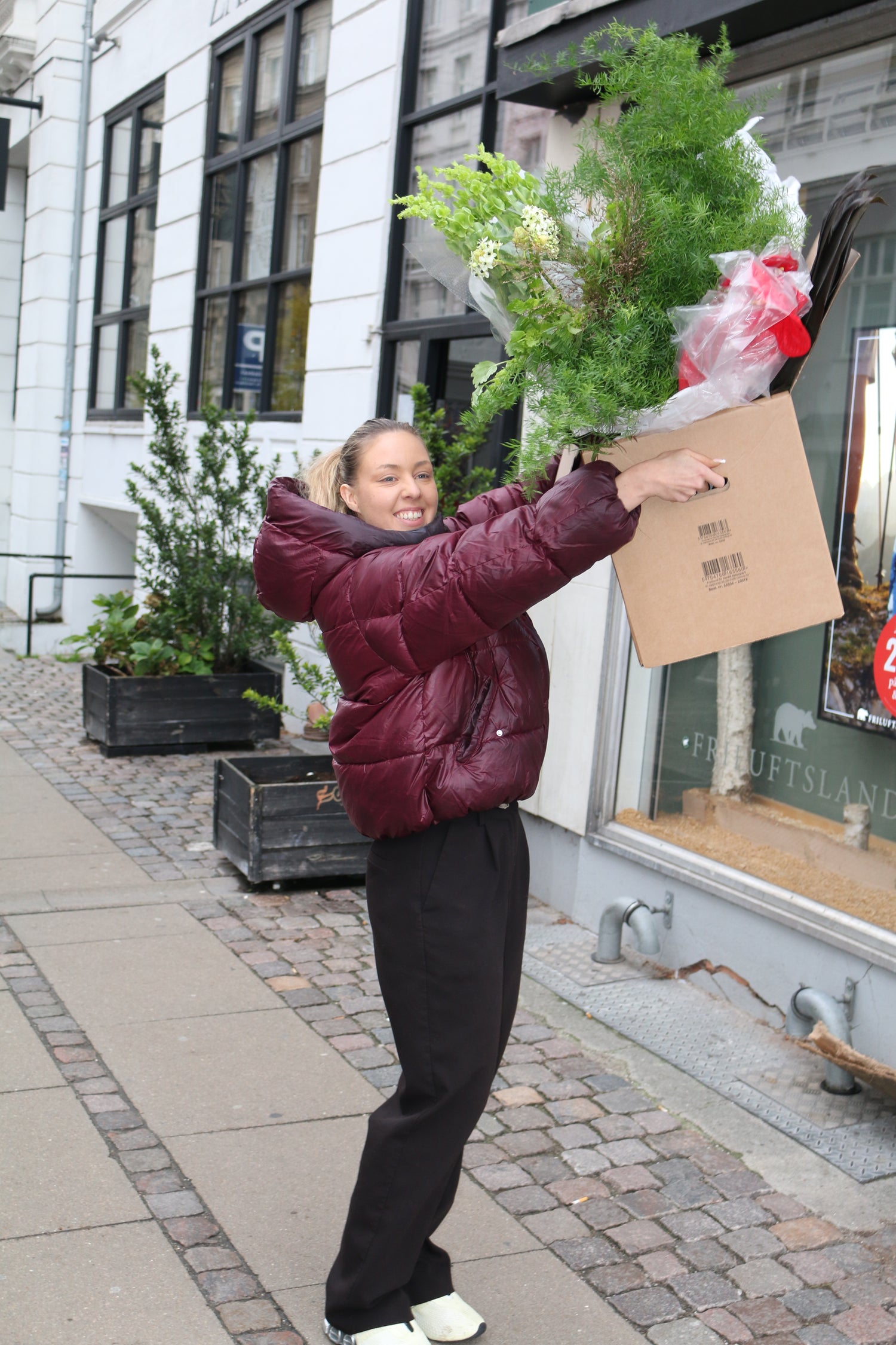 Flower delivery, flowers in Copenhagen, levering i København med blomster,, Rømersgade København