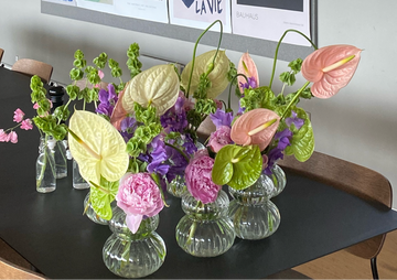 Wedding table flowers